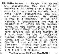 Paugh, Joseph L